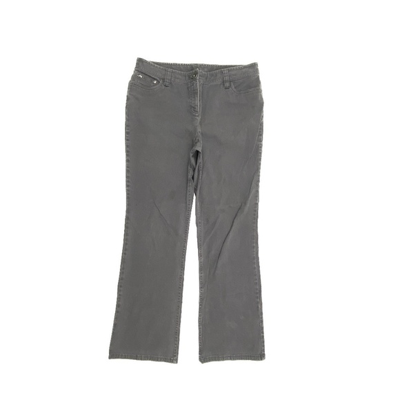 Style & Co. Bootcut Women's size 12P Gray Chino Pants - Picture 1 of 3